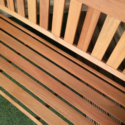 Samuel Alexander Cartmel 3 Seater Wooden Garden Patio Bench - Brown - Wilko - thumbnail 5