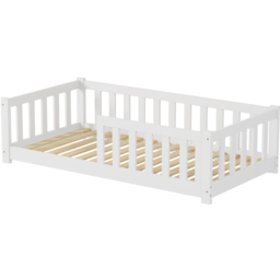 FurnitureHMD White Pine Wood Kids Bed Frame - Size: Single - Wilko - thumbnail 4