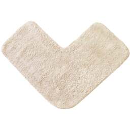Allure Bath Fashions Stone L Shape Corner Shower Mat 35 x 70cm - Brown - Wilko