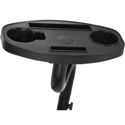 Outsunny Black Hanging Swing Chair Stand with Side Tray - Size: 109 x 109 x 210cm - Wilko - thumbnail 4