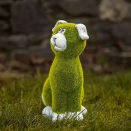 Garden Mile Grass and Stone Effect Dog Garden Ornament - Size: 30 x 16 x 14cm - Green - Wilko - thumbnail 7