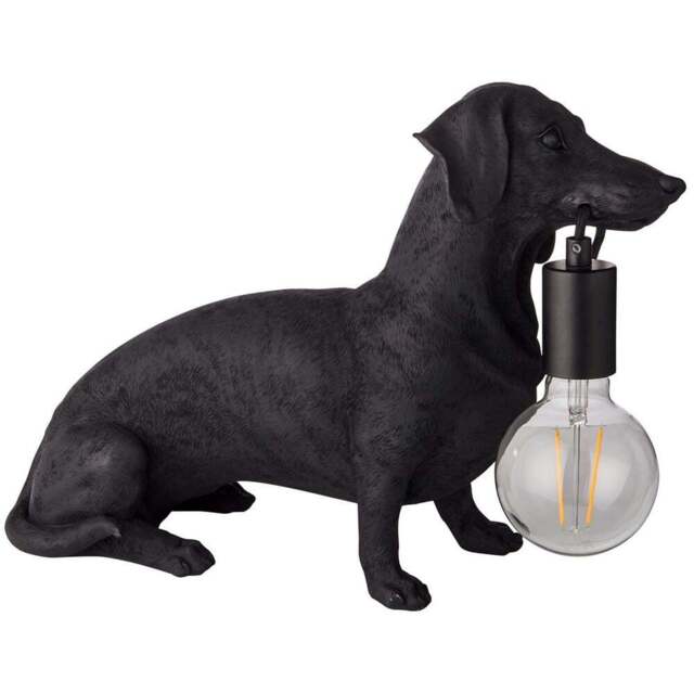 Merano Modica Matt Black Table Lamp - Size: 43 x 15 x 31cm - Wilko - image 1