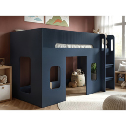 Flair Lino Navy Play House Mid Sleeper - Size: Single - Blue - Wilko - thumbnail 6