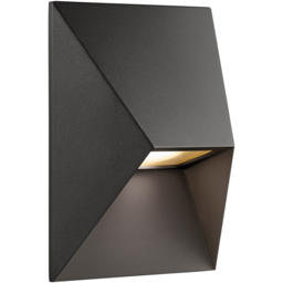 Nordlux Pontio 15 Black Outdoor Wall Light - Size: 19 x 15 x 19cm - Wilko