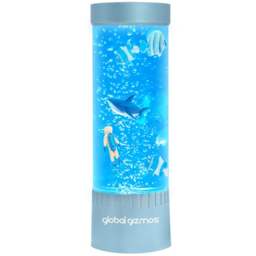 Global Gizmos Metallic Blue Scuba Diver Water Bubble Lamp 32cm - Size: 32 x 10 x 10cm - Wilko - thumbnail 3
