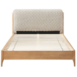 Birlea Hatti King Size Faux Fur Bed - White - Wilko - thumbnail 4