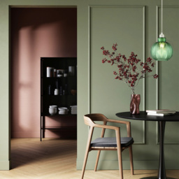 Happy Homewares Emerald Green Ribbed Leaf Glass Pendant Lighting Shade - Size: 21 x 20 x 20cm - Wilko - thumbnail 3