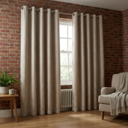 Maison Blackout Curtain Natural 168cm 137cm - Wilko - thumbnail 6