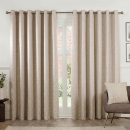 Maison Blackout Curtain Natural 168cm 137cm - Wilko - thumbnail 7