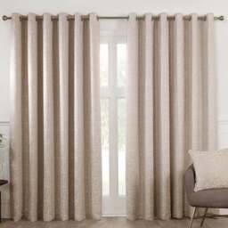 Maison Blackout Curtain Natural 168cm 137cm - Wilko - thumbnail 1