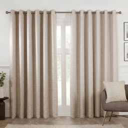 Maison Blackout Curtain Natural 168cm 137cm - Wilko - thumbnail 3