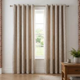 Maison Blackout Curtain Natural 168cm 137cm - Wilko - thumbnail 4