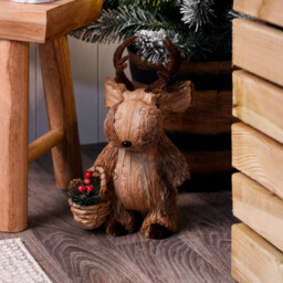 Christmas Floristry Moose Brown - Santa's Chalet - Wilko - thumbnail 3