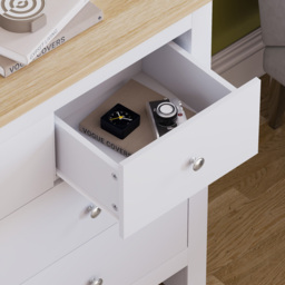 Vida Designs Arlington 7 Drawer White Shaker Style Chest of Drawers - Wilko - thumbnail 4
