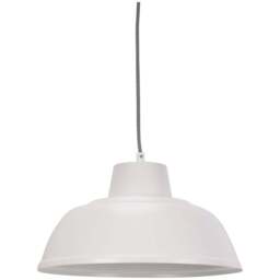 ValueLights Morris White Dome LED Pendant Ceiling Light - Size: 116 x 30 x 30cm - Wilko