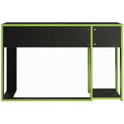 Ryker Ergonomic Gaming Desk Black and Green - Size: 75.5 x 120 x 53.5cm - Multi - Home Detail - Wilko - thumbnail 4