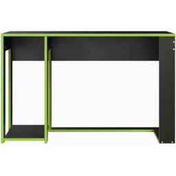 Ryker Ergonomic Gaming Desk Black and Green - Size: 75.5 x 120 x 53.5cm - Multi - Home Detail - Wilko - thumbnail 6