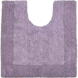 Allure Bath Fashions Elegance Heather Reversible Pedestal Mat 53 x 55cm - Purple - Wilko - thumbnail 1