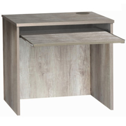 R White Cabinets Home Office Desk with Keyboard Tray Grey - Size: 72 x 85 x 54cm - Wilko - thumbnail 3