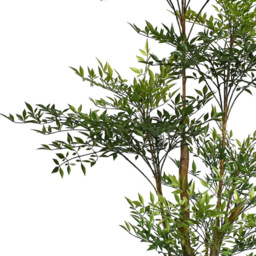Leaf Nandina Artificial Tree in Pot 5ft - Size: 165 x 90 x 90cm - Green - Wilko - thumbnail 3