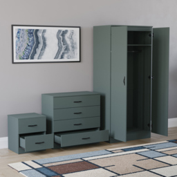 VIDA DESIGNS Riano Green 3 Piece Bedroom Furniture Set - Jasper Green - Wilko - thumbnail 5