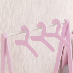 AIYAPLAY Pink Baby Clothing Rack with Hangers - Size: 98.5 x 41 x 63cm - Wilko - thumbnail 5