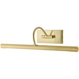 ValueLights Alana Brushed Gold LED Wall Light - Size: 20 x 11 x 46.5cm - Wilko