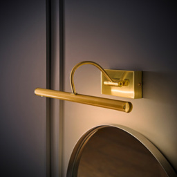 ValueLights Alana Brushed Gold LED Wall Light - Size: 20 x 11 x 46.5cm - Wilko - thumbnail 3