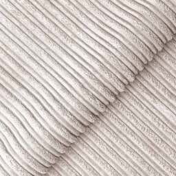 Luxor 4 Seater Cream Jumbo Cord Full Back Sofa Suite - Wilko - thumbnail 4