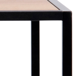 Florence Seaford Oak Top Black Metal Bar Table - Furniture To Go - Wilko - thumbnail 6