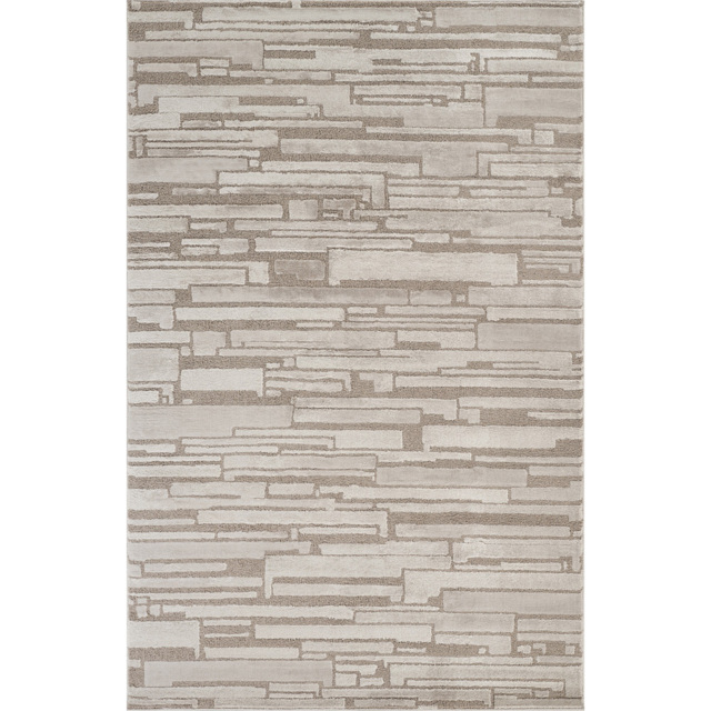 Desire Rugs Hamilton Mocha Bold Geometric Rug 120 x 170cm - Size: 170 x 120 x 1.3cm - Brown - Wilko - image 1
