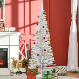 Everglow White Artificial Pine Christmas Tree 5ft - Wilko - thumbnail 3