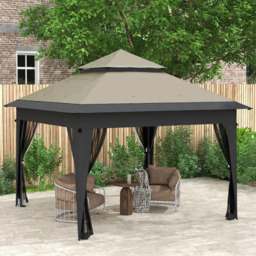 Outsunny 3 x 3m Grey Marquee Party Tent Pop Up Gazebo - Wilko