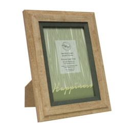 Hertford Green Accent Frame - Natural/6x4in - Size: A6 - The Port. Co Gallery - Wilko - thumbnail 3