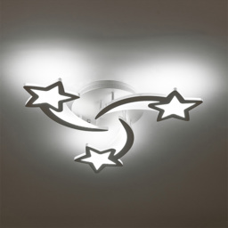 Living and Home White Shooting Stars LED Ceiling Light - Wilko - thumbnail 5