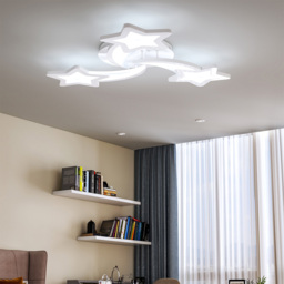 Living and Home White Shooting Stars LED Ceiling Light - Wilko - thumbnail 7