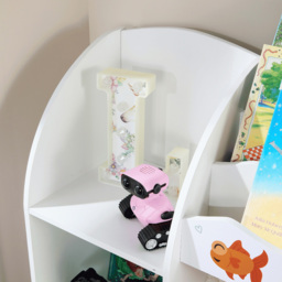 Home Source Anya 2 Fabric Drawer 7 Shelf Multicolour Sealife Animal Kids Toy Organiser - Size: 100 x 93 x 29.8cm - White - Wilko - thumbnail 6