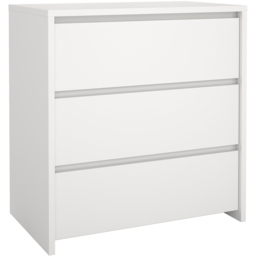 Florence Next 3 Drawer White Chest of Drawers - Furniture To Go - Wilko - thumbnail 5