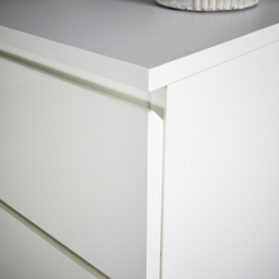 Home Source Lugano 4 Drawer White Chest of Drawers - Wilko - thumbnail 5
