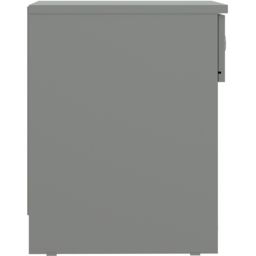 Seconique Denver Single Drawer Grey Gloss Bedside Table - Wilko - thumbnail 7