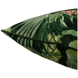 Paoletti Amazon Creatures Jade Tropical Cushion - Size: 50 x 50cm - Green - Wilko - thumbnail 4