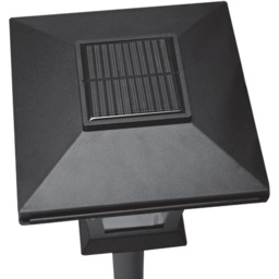 GardenKraft Bright White LED Victorian Twin Head Solar Lamp Post - Size: 26 x 22 x 49cm - Multi - Wilko - thumbnail 5
