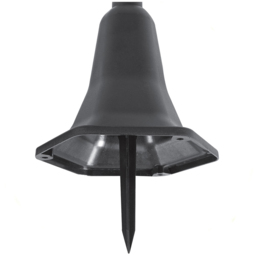 GardenKraft Bright White LED Victorian Twin Head Solar Lamp Post - Size: 26 x 22 x 49cm - Multi - Wilko - thumbnail 7