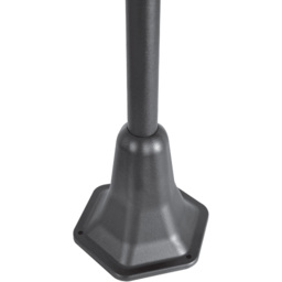 GardenKraft Bright White LED Victorian Twin Head Solar Lamp Post - Size: 26 x 22 x 49cm - Multi - Wilko - thumbnail 6