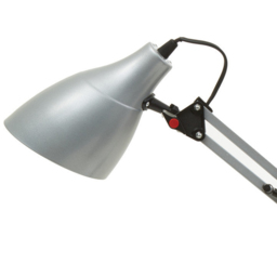 Premier Housewares Finley Silver Desk Lamp - Size: 16 x 18 x 47cm - Wilko - thumbnail 4