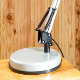 Premier Housewares Finley Silver Desk Lamp - Size: 16 x 18 x 47cm - Wilko - thumbnail 7