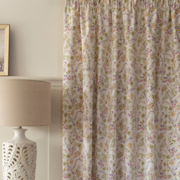 Serene Kira Curtains 168 x 137cm - Size: W 168 x D  137cm - Multi - Wilko
