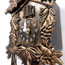 Walplus Brown Vintage Cuckoo Clock 37cm - Size: 37 x 11 x 1cm - Wilko - thumbnail 6