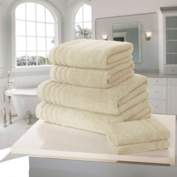 Rapport Home So Soft Cream Grey Cotton Hand Towel - Size: 4 x 80 x 50cm - Wilko - thumbnail 3