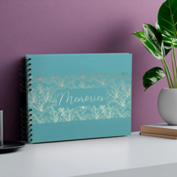 Exacompta Turquoise Spiral Photo Album 50 Sheets 150 Photos - Size: 3 x 32 x 22.8cm - Wilko - thumbnail 3